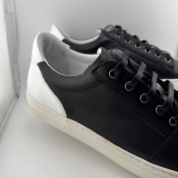 ALPHAKILO Men\'s‎ Grady Sneaker Black/White $295 High quality Size 10.5 NEW main image 7